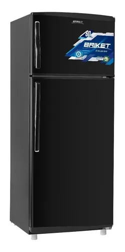 Heladera Briket 1630  COLOR Negro 322 Lts